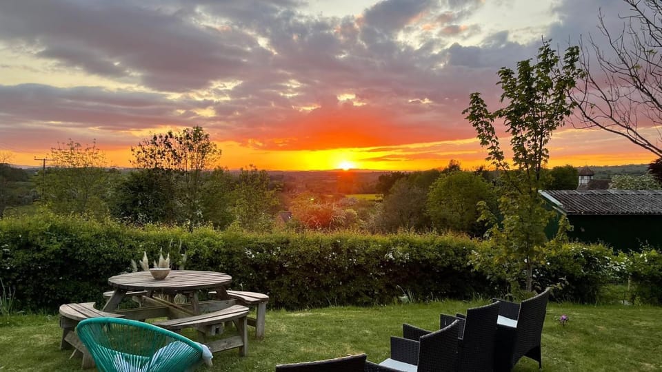 Natural landscape, View (from property/room), View (from property/room), Seating area, Sunset