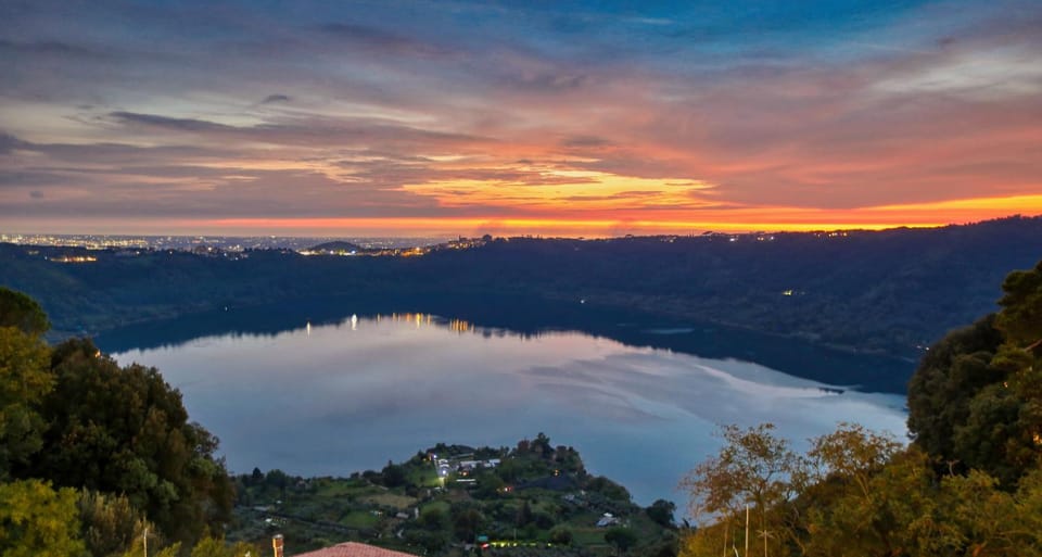 Natural landscape, Lake view, Sunset