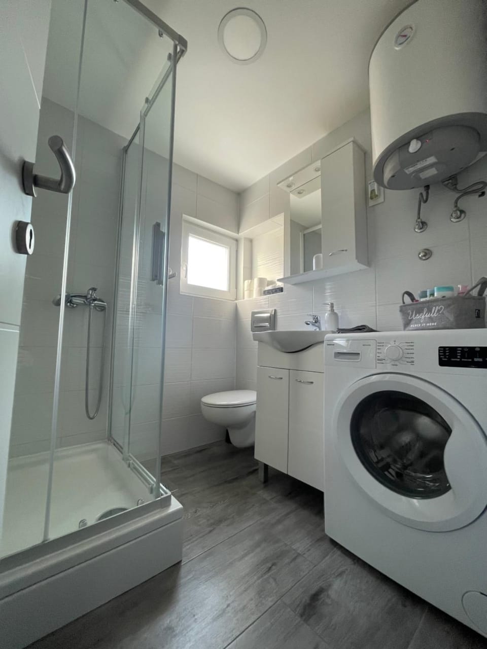 Shower, Bathroom, washing machine
