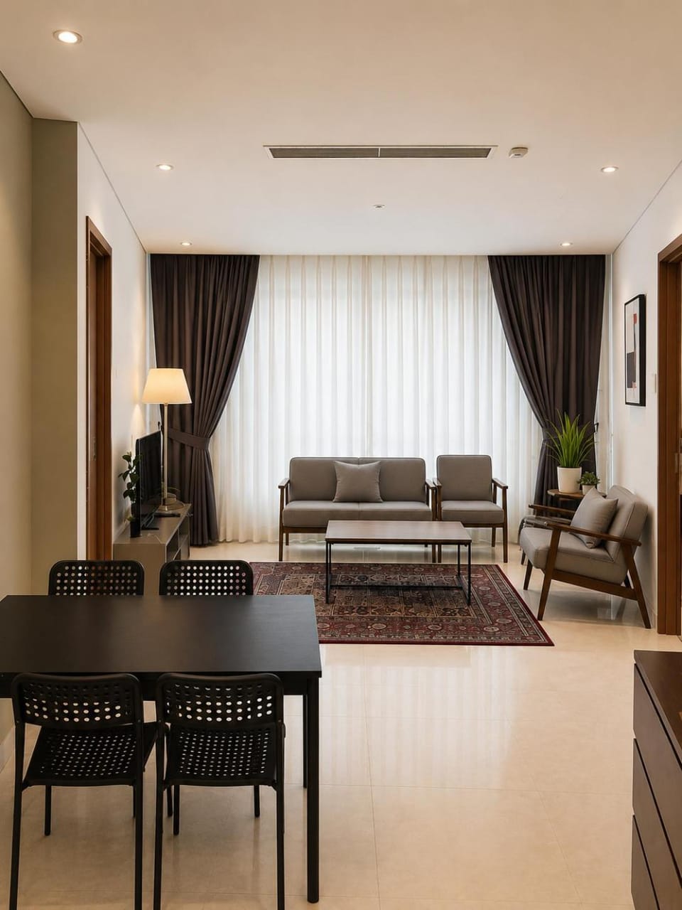 Living room, Dining area