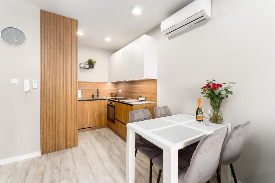 Dining area, air conditioner