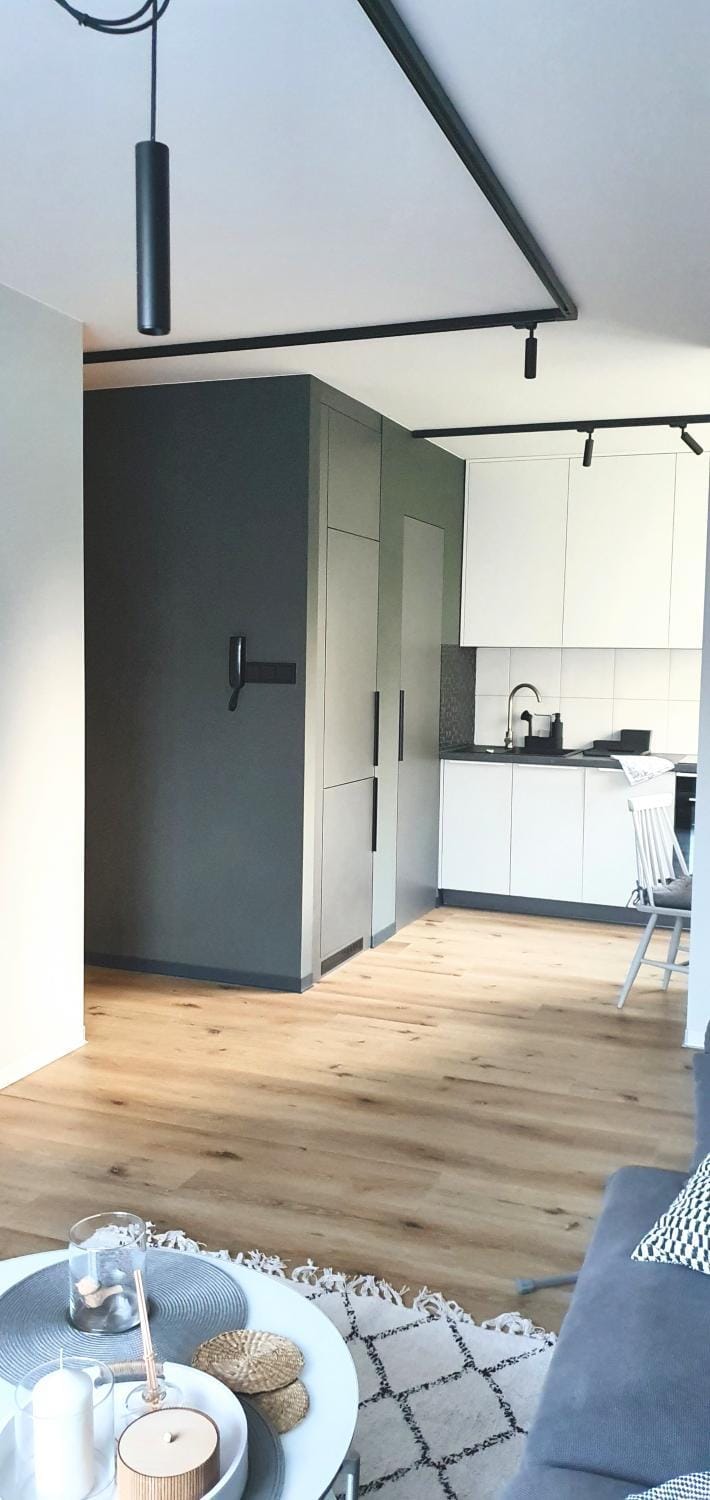 Kitchen or kitchenette, microwave, oven, stove, kitchen