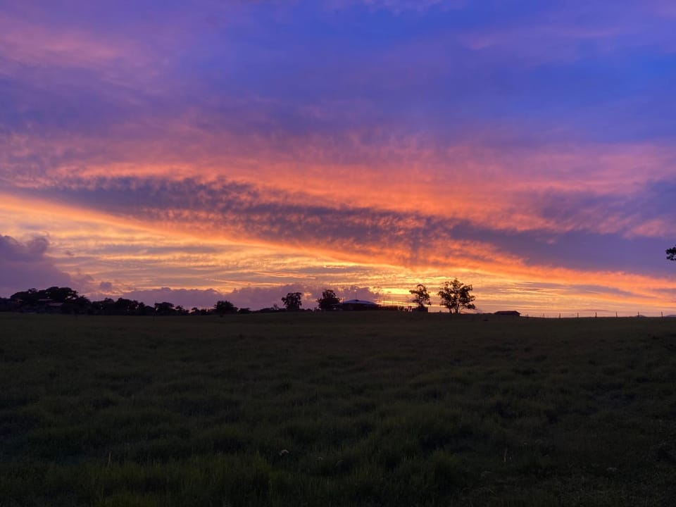 Natural landscape, Sunset