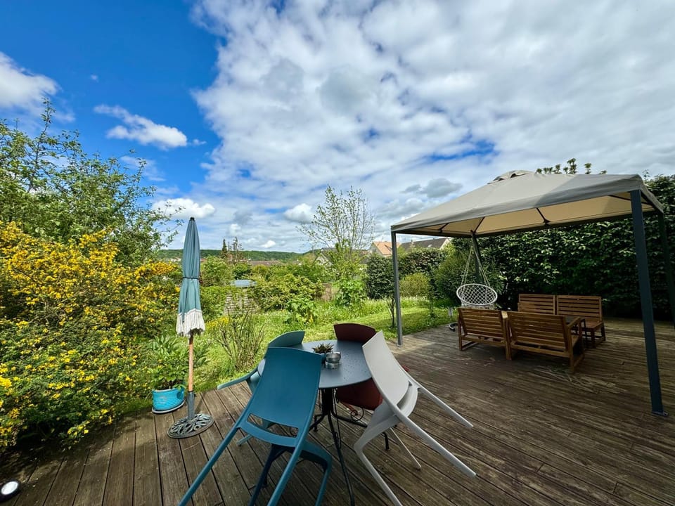 Patio, Garden, Garden view