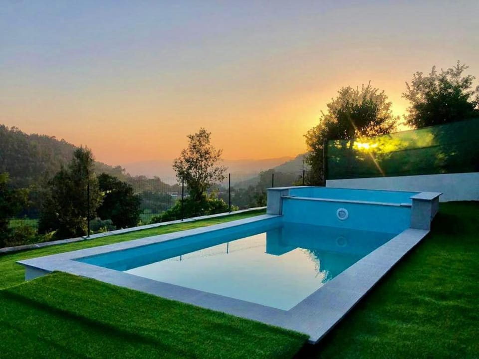 Pool view, Swimming pool, Sunrise, Sunset