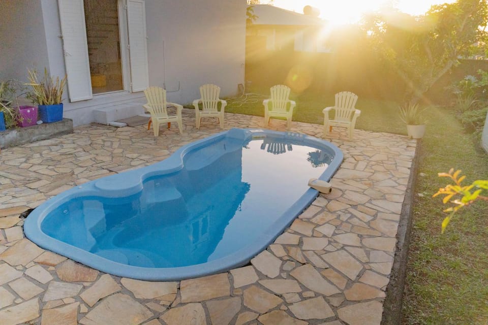 Pool view, sunbed