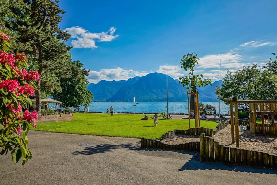 Tropical studio with a balcony - Lake View Apartment in Montreux