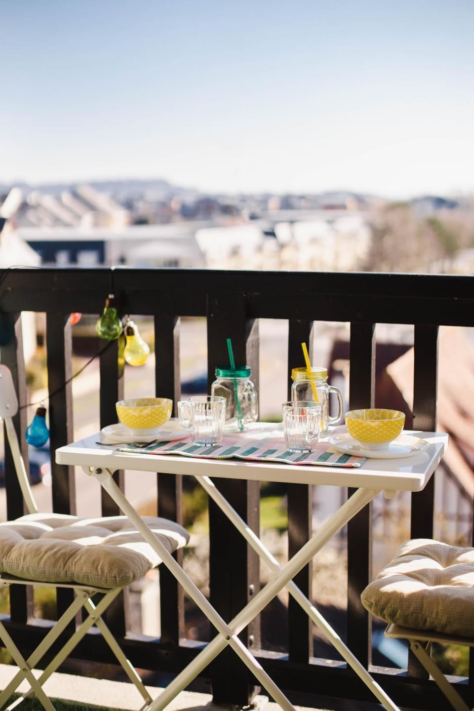 Balcony/Terrace, Dining area, City view