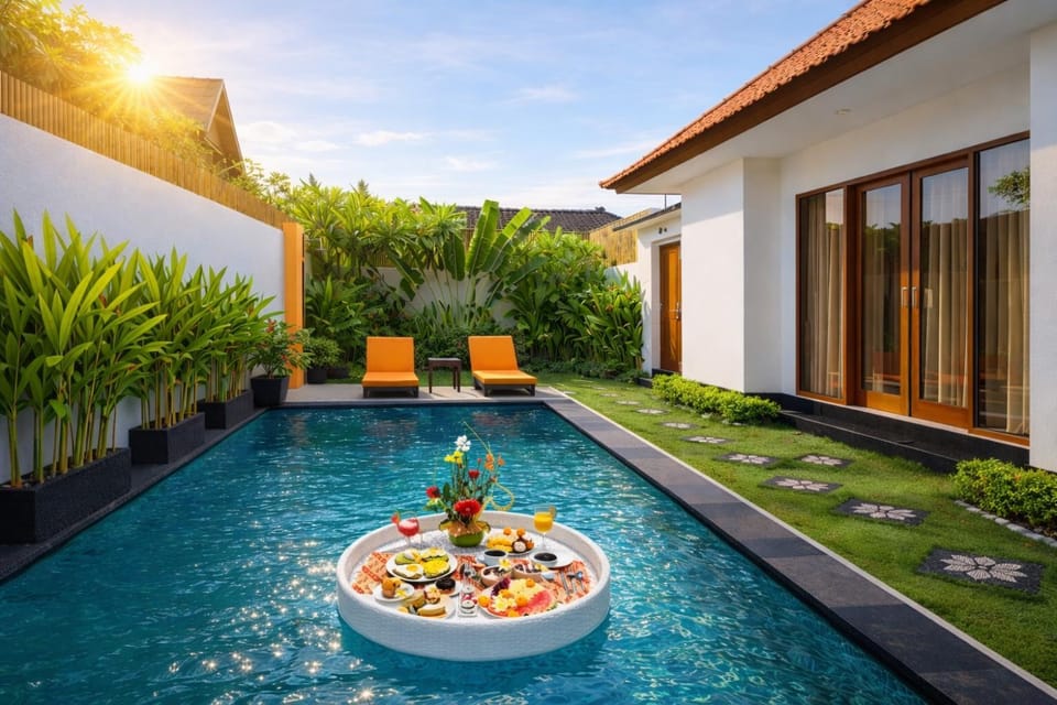 Day, Garden, Food and drinks, Garden view, Pool view, Swimming pool, Breakfast, sunbed