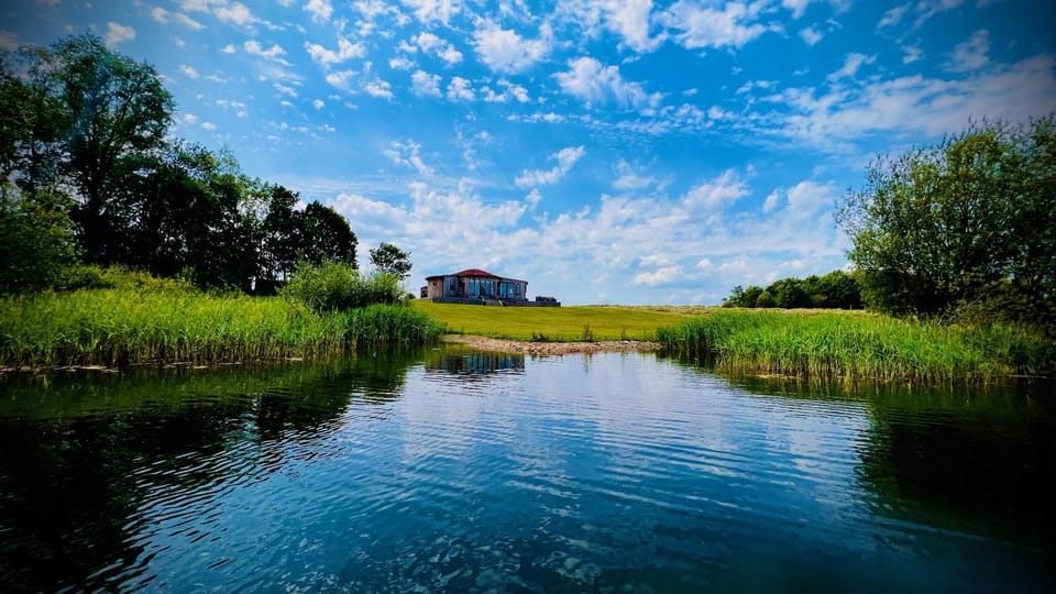 Spring, Day, Natural landscape, Lake view