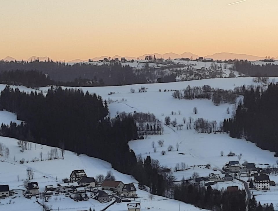 Day, Natural landscape, Winter, Mountain view