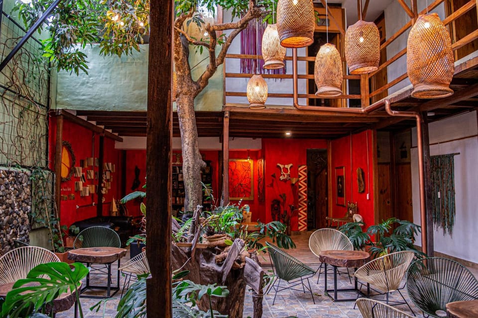 Patio, Balcony/Terrace, Inner courtyard view