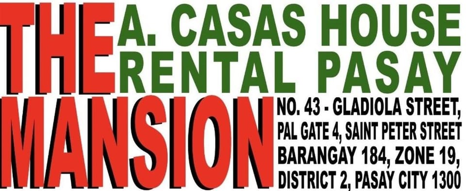 THE MANSION - NEAR AIRPORT BIG FAMILY Lodge Apartment in Pasay