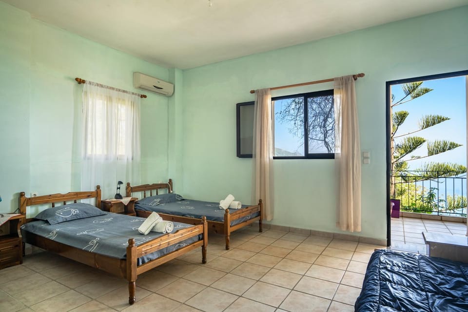 Property building, Living room, Bedroom