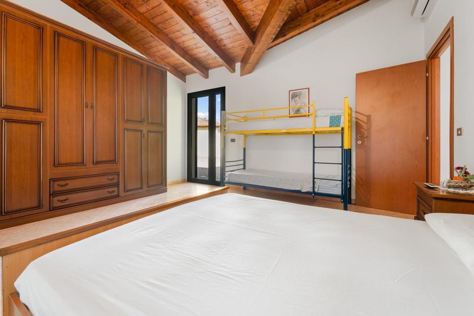 Property building, Living room, Bedroom