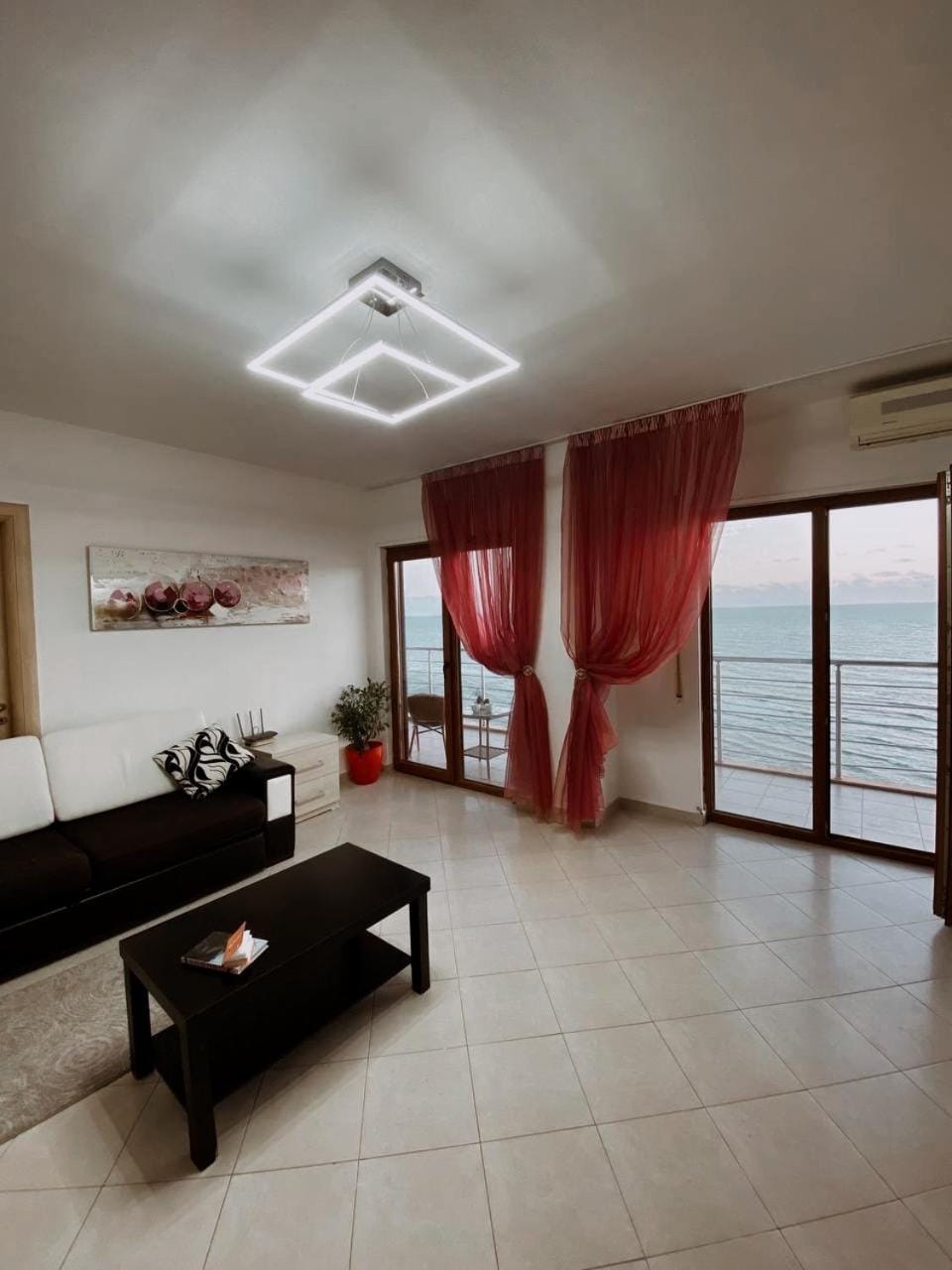 View (from property/room), Living room, Sea view