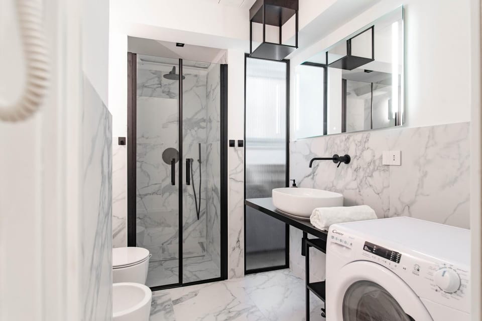 Shower, Bathroom, washing machine