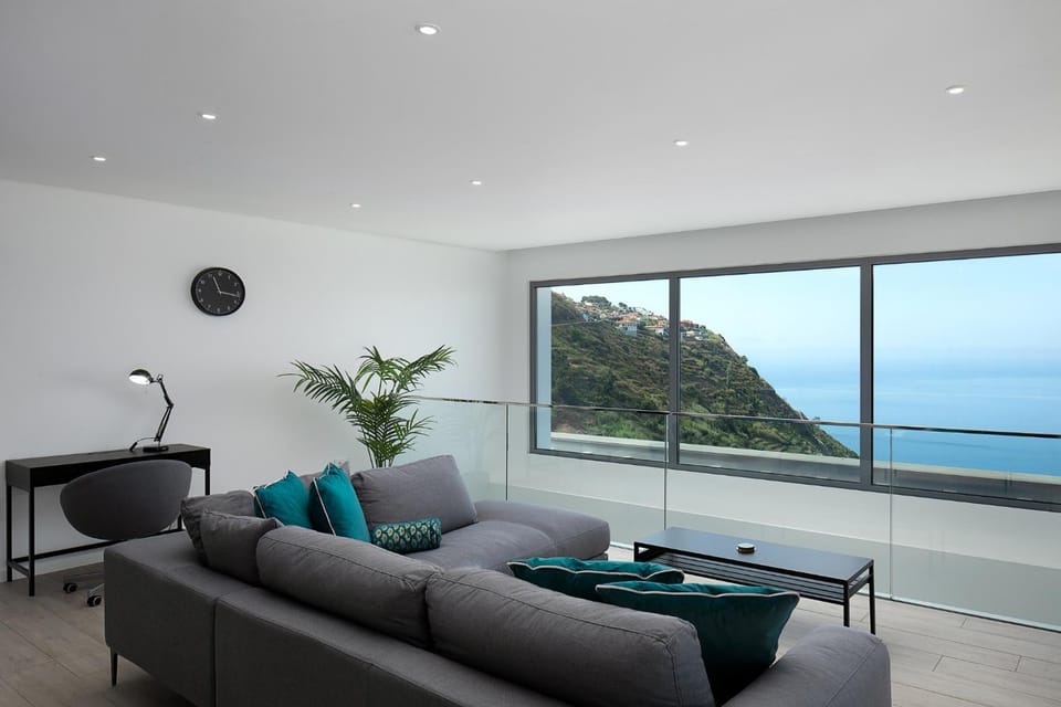 Natural landscape, Living room, Seating area, Sea view
