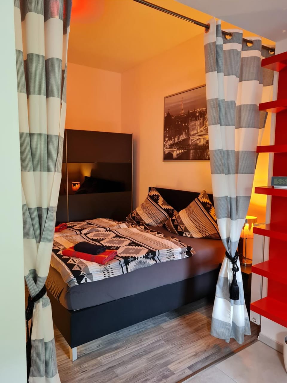 Bed, Bedroom, wardrobe