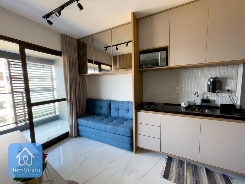 Studio Aconchegante com vista mar no Smart Barra Apartment in Salvador