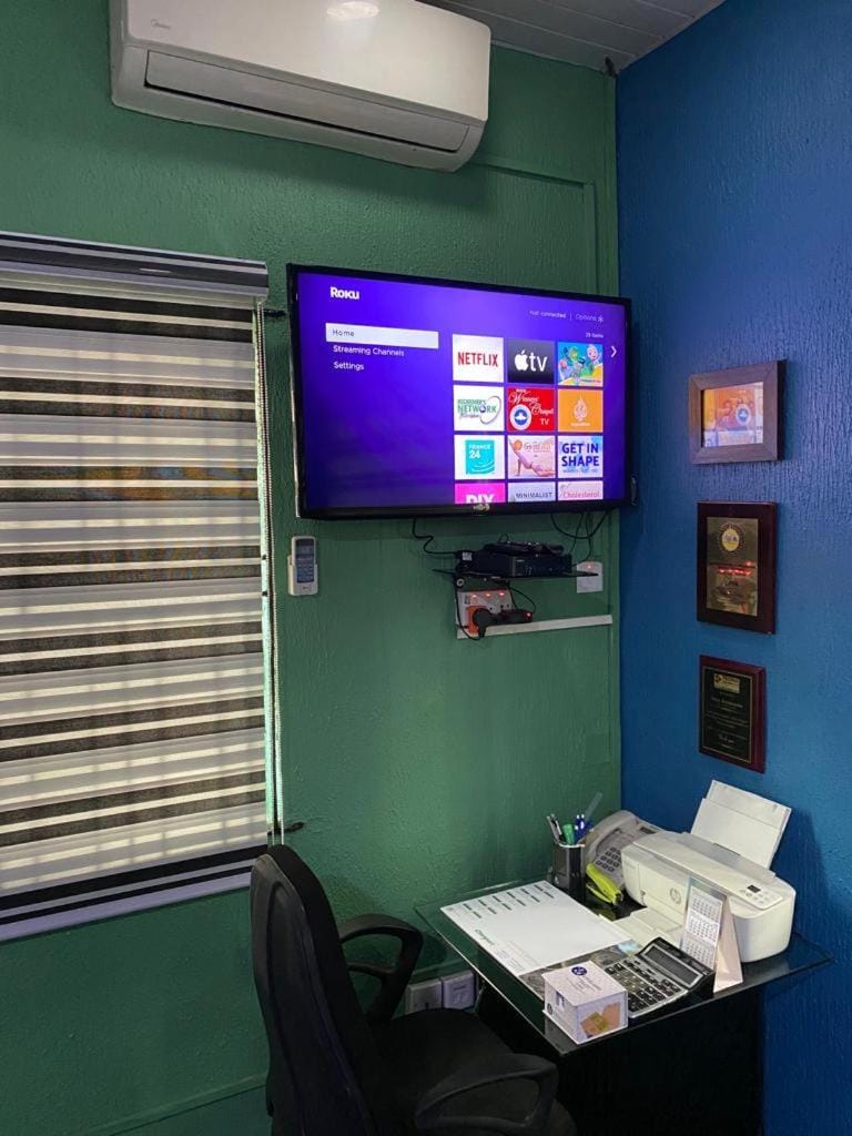 TV and multimedia, hair dresser, air conditioner