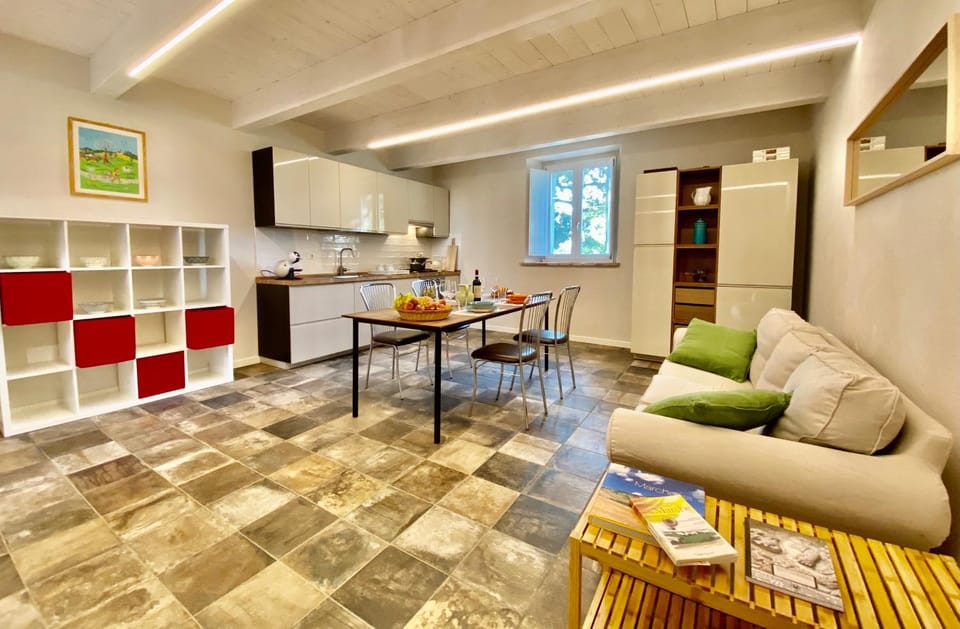 Kitchen or kitchenette, Living room, Dining area