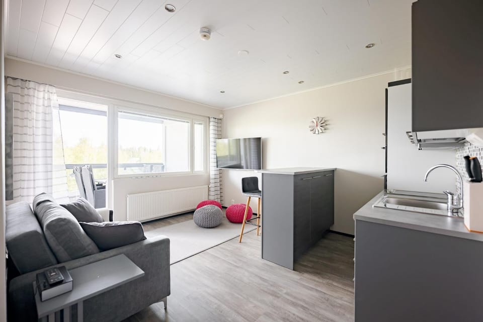 Bed, TV and multimedia, Balcony/Terrace, Living room, dishwasher, kitchen