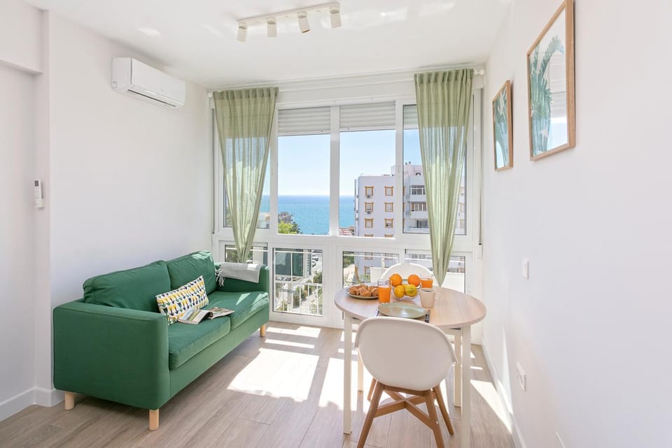 View (from property/room), Living room, Dining area, Sea view