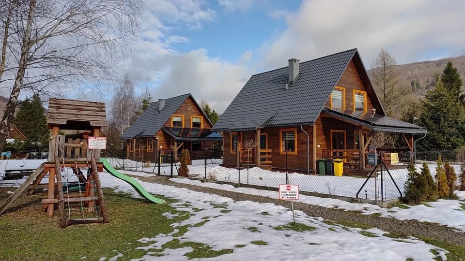 Property building, Day, Winter, Mountain view