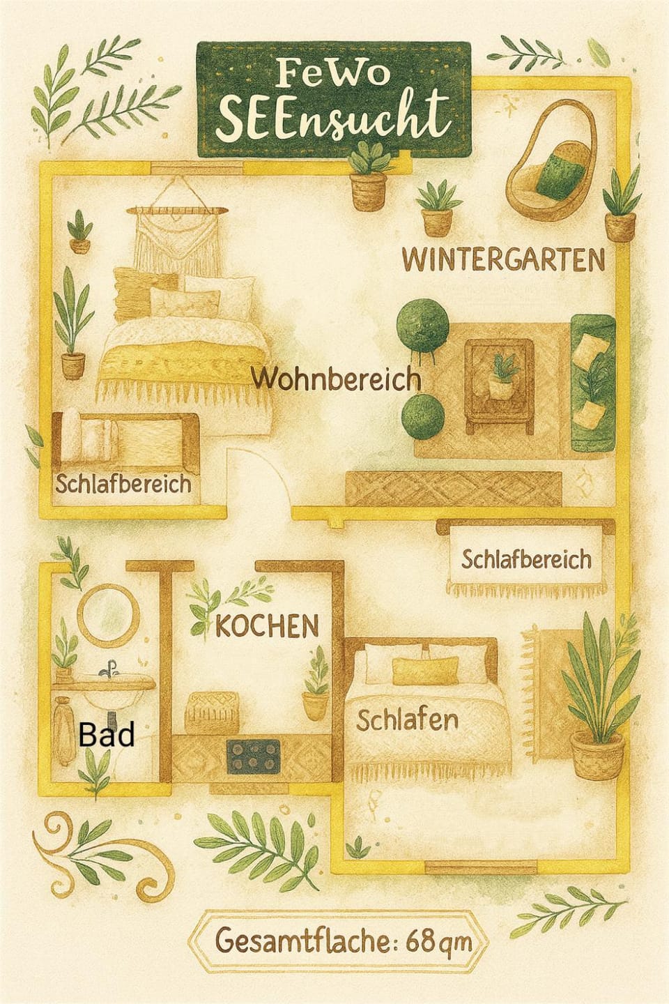 FeWo - SEEnsucht am Zwenkauer See Apartment in Thuringia, Germany