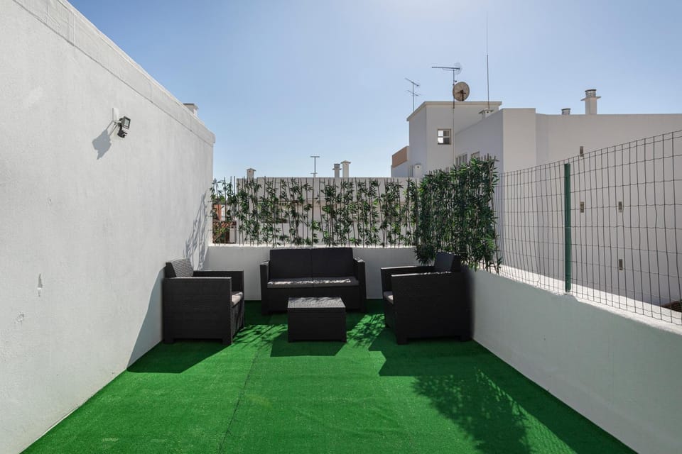 Property building, Patio, Garden, View (from property/room), Balcony/Terrace, Seating area