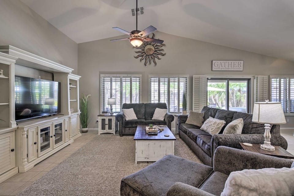Pool, Hot Tub & Patio: Mesa Oasis Desert Getaway House in Mesa