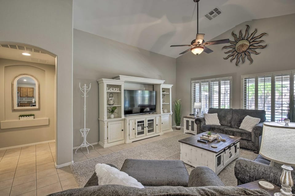 Pool, Hot Tub & Patio: Mesa Oasis Desert Getaway House in Mesa