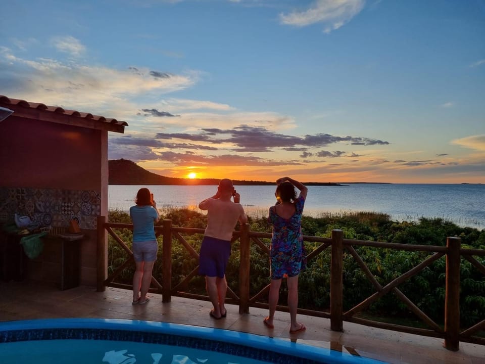 Lake view, Sunset
