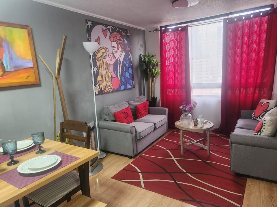 Céntrico, Cómodo y Moderno con Vista Privilegiada hasta 4P Apartment in Santiago