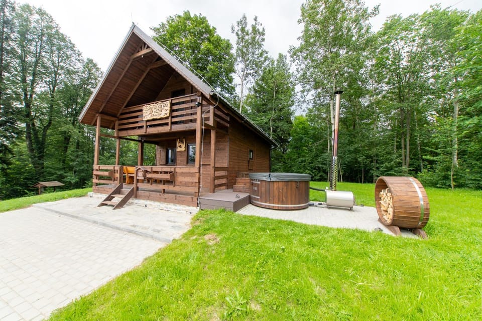 Agroturystyka W oddali z balią House in Lower Silesian Voivodeship