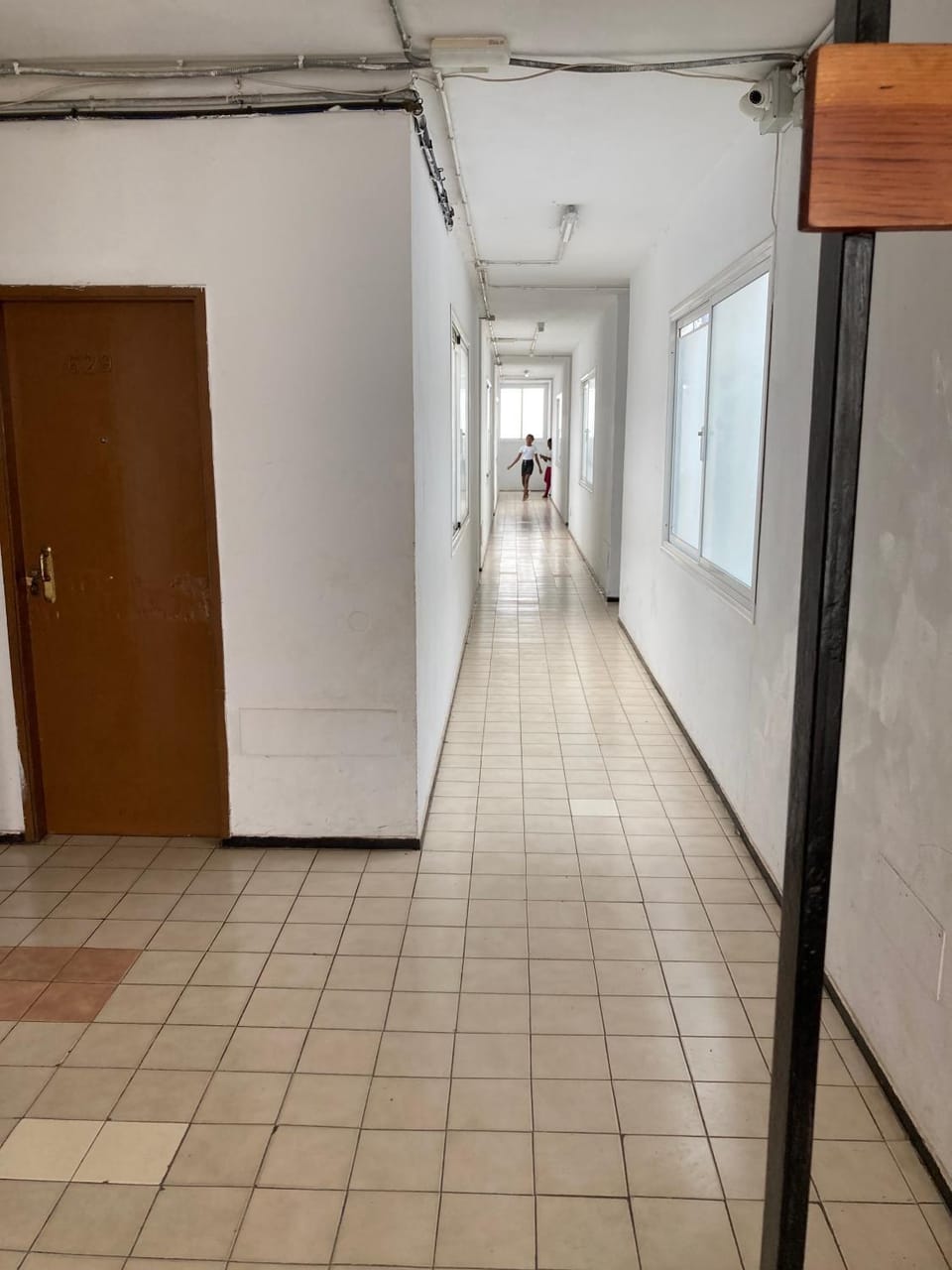 Property building, People, Inner courtyard view