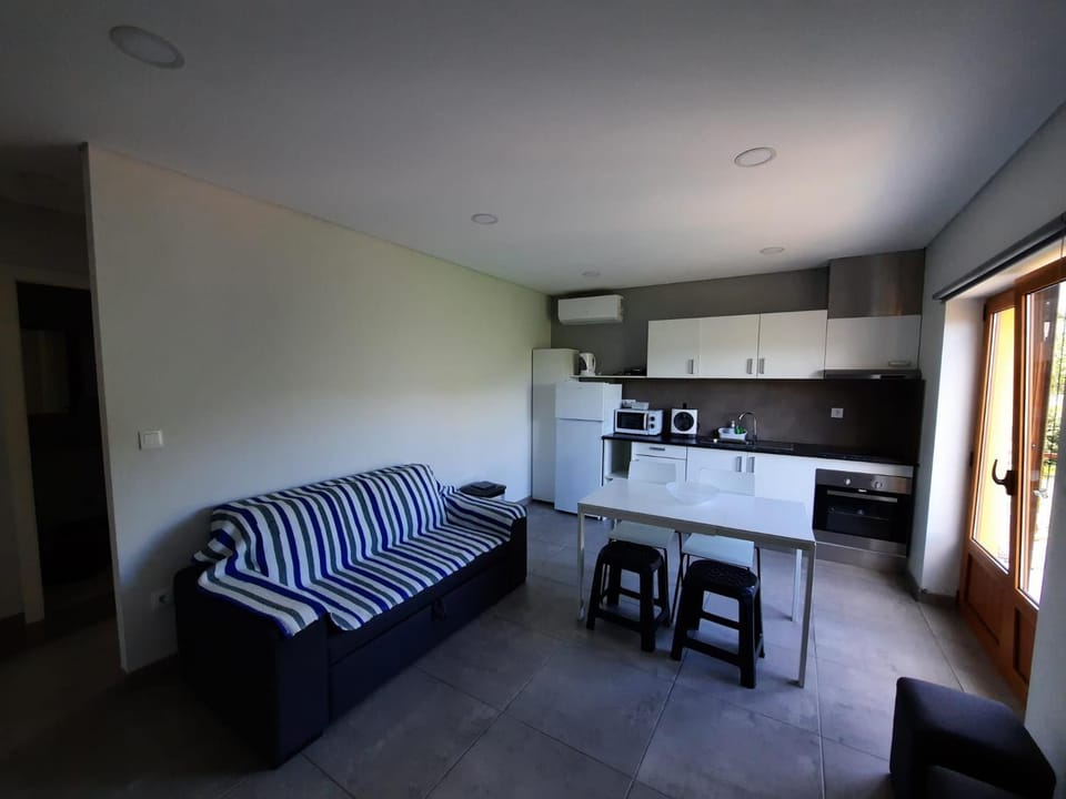 Kitchen or kitchenette, Living room, Dining area