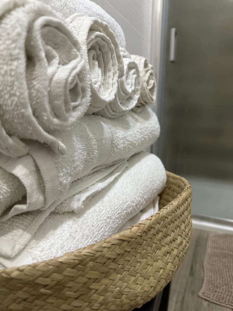 Decorative detail, towels