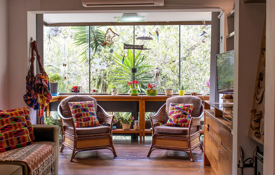 Patio, Natural landscape, Garden, View (from property/room), Balcony/Terrace, Living room, Seating area, Garden view