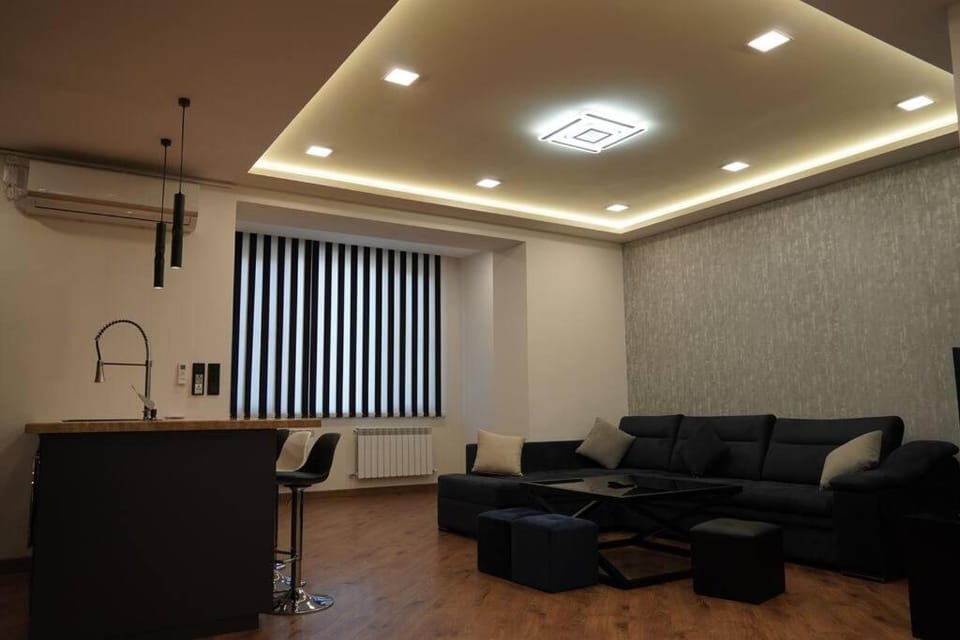 Living room, Seating area, air conditioner