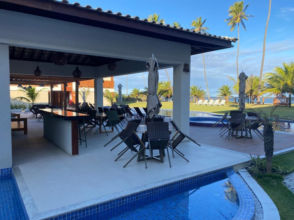 Dining area, sunbed