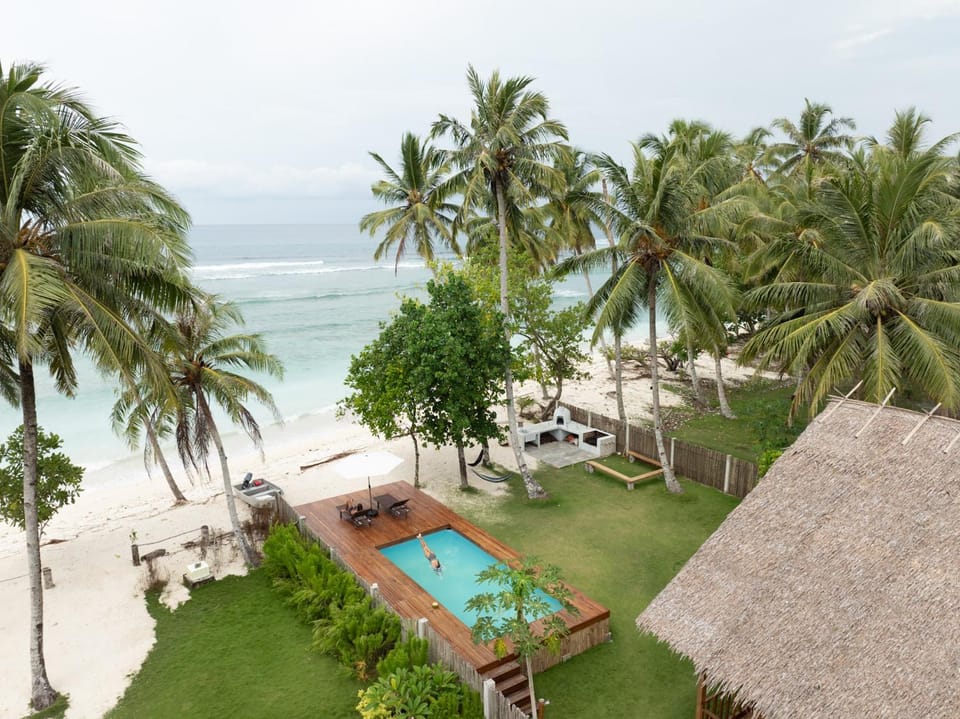 Natural landscape, Garden, Pool view, Swimming pool