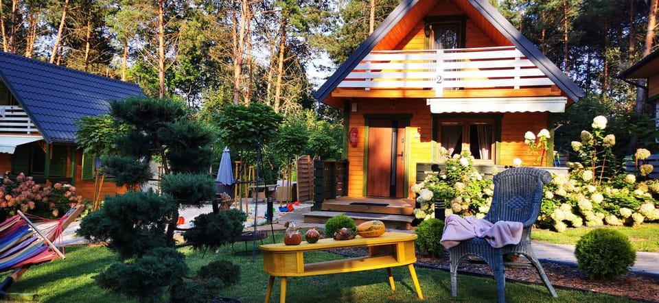 Domki całoroczne z baliami i sauną Leśny Czar Chalet in Poland