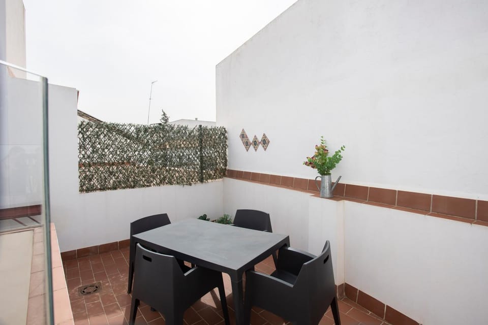 Patio, Balcony/Terrace, Seating area, Dining area, Inner courtyard view