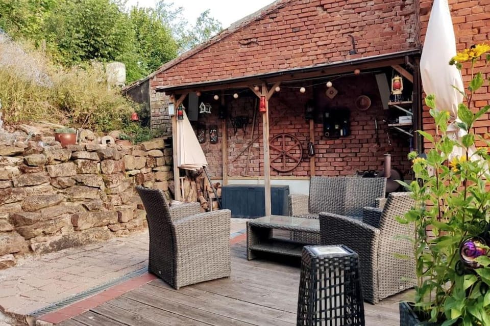 Patio, Garden, Seating area