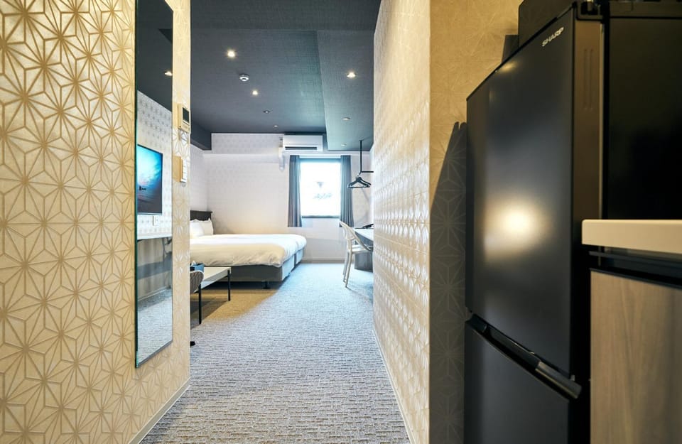 Rakuten STAY Kokura Station Standard Twin Room with counter table Hotel in Fukuoka Prefecture