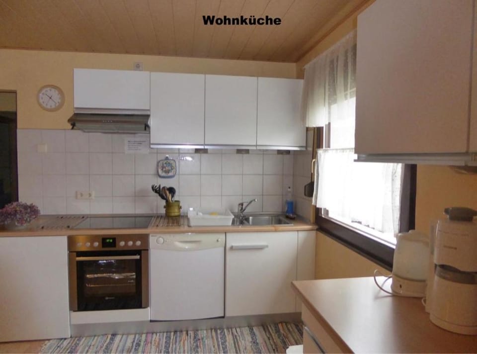 Kitchen or kitchenette, dishwasher, oven, stove, toaster