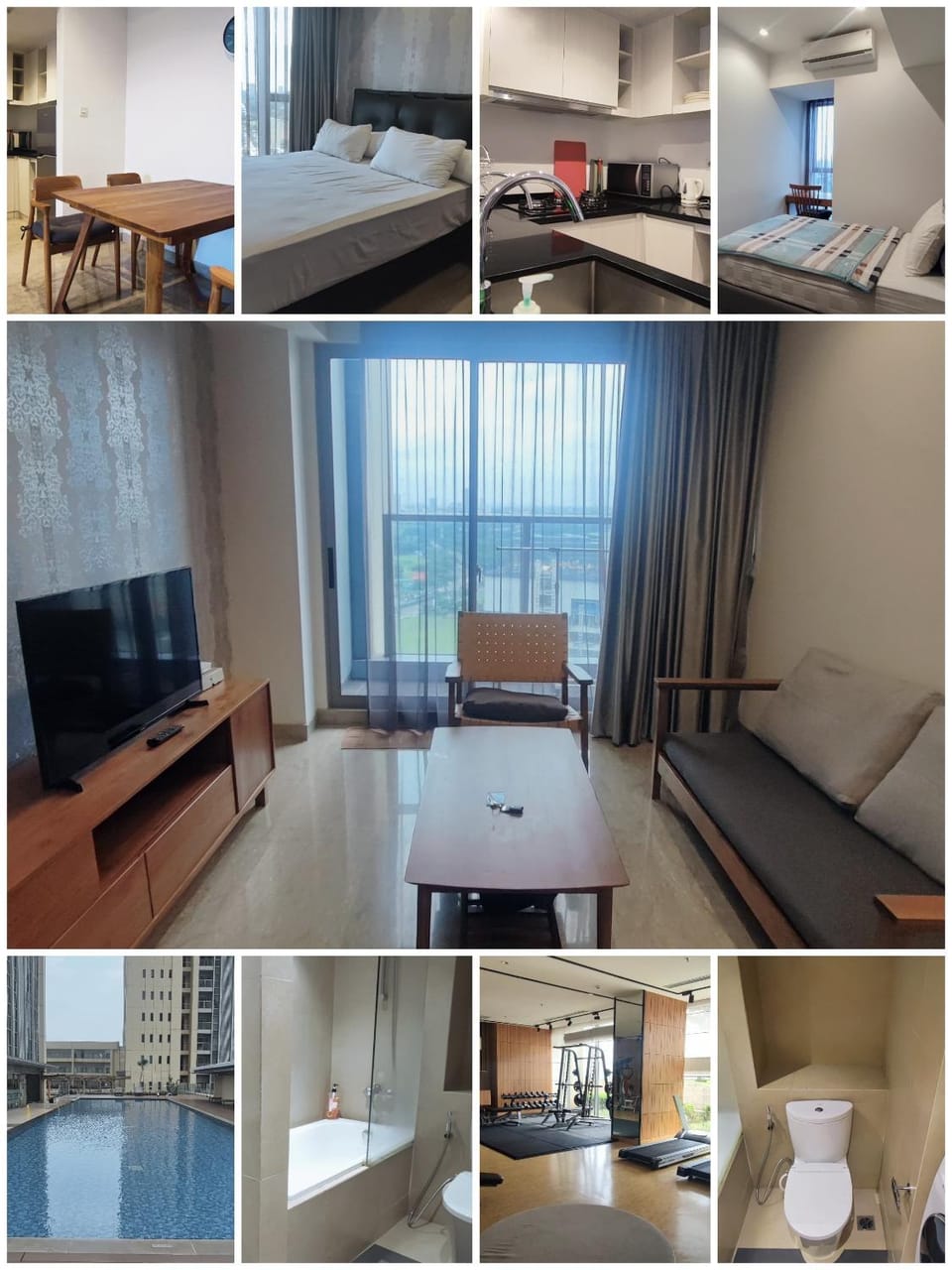 Bed, TV and multimedia, Kitchen or kitchenette, Living room, Photo of the whole room, Seating area, Bedroom