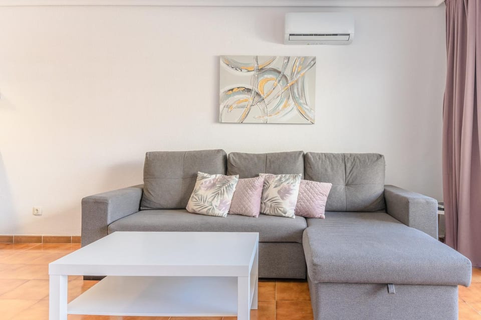 Living room, air conditioner